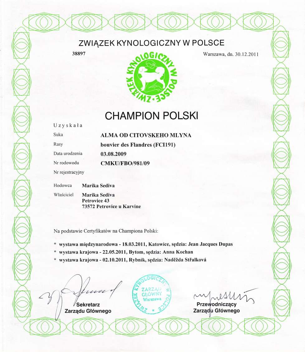 Titul Polský šampion